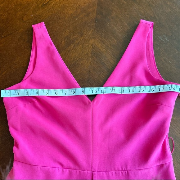 Sam Edelman | Hot Pink Crop Jumpsuit - Picture 8 of 11